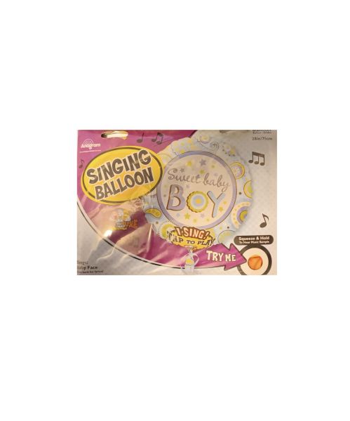 32 İnc Sweet Baby Boy Müzikli Folyo Balon