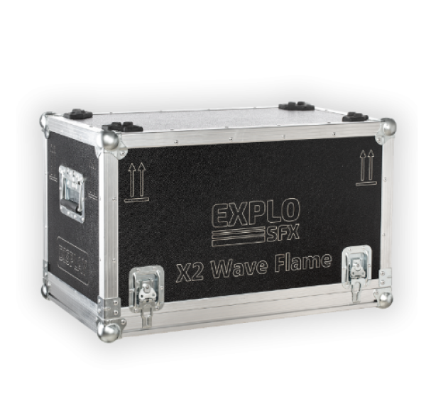 X2 Wave Flame Flight Case