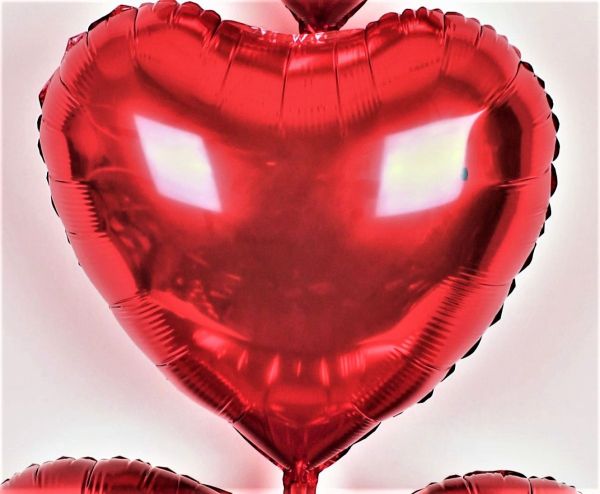 Kırmızı Kalp Folyo Balon 24 İnç