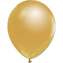 12 İnc Metalik Gold Balon