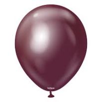 18 INC MİRROR BURGUNDY (BORDO) BALON 25Lİ