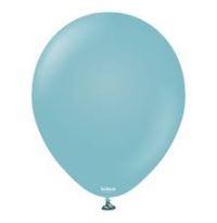 18 INC RETRO BLUE GLASS BALON 25Lİ