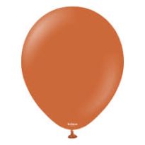 18 INC RETRO RUST ORANGE BALON 25Lİ