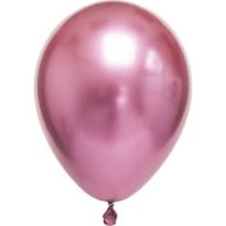 6 İnc Pembe Krom Balon 50 li