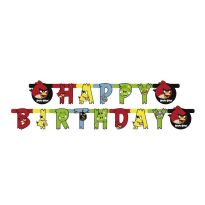 Angry Birds ''Happy Birthday '' Yazı Banner