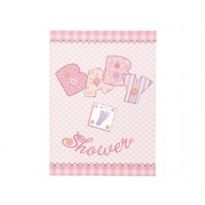 Baby Pink Stitching Davetiye ( 8 Ad )
