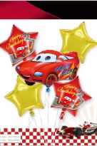 Cars Happy Birthday 5 li Set Folyo Balon
