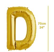 Folyo Harf D Gold Balon 34 İnç