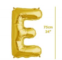 Folyo Harf E Gold Balon 34 İnç