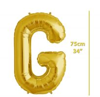 Folyo Harf G Gold Balon 34 İnç