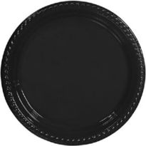 Siyah Pastel Renk Tabak 22 cm ( 25 Ad )